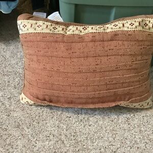 Croscill Rustic Brown and Cream Decorative Pillow, Arizona, 14” x‎ 18”